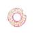 Intex 107cm Donut-Schwimmring, rosa mit Streuseln