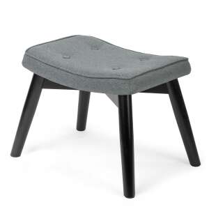 Sofotel Lábzsámoly Norse fotelhez, szövet, 52x38x36,5cm - Sötétszürke