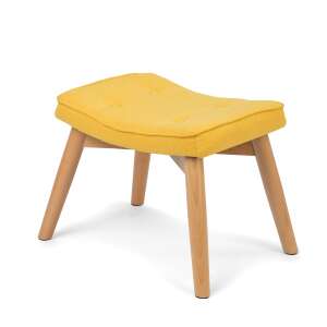 Sofotel Lábzsámoly Norse fotelhez, szövet, 52x38x36,5cm - Sárga