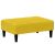 vidaXL Sárga Bársony Lábzsámoly - 77x55x31 cm 101605305