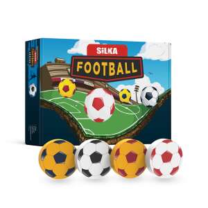 Silka focilabda radírok, 36 darabos csomag, focilabda formájú radírok - Radír