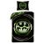Batman Neon Grün Bettwäsche-Set - Erwachsenengröße
