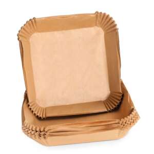 ABYZ®™ Hârtie de copt pentru friteuza cu aer, 50 bucăți, de unică folosință, pătrat, 20x4,5 cm - ABYZ
