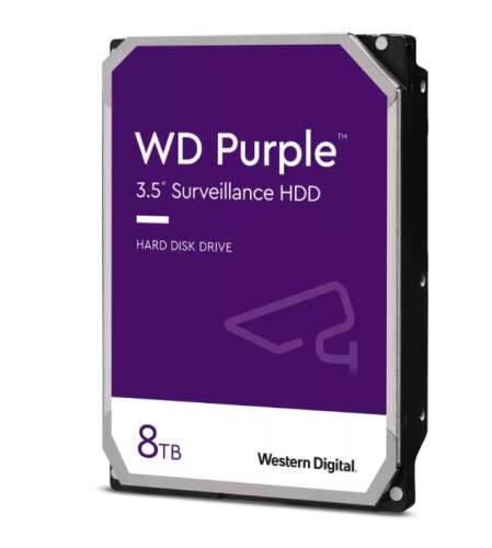 Western digital hdd 8tb purple 3,5" sata3 5640rpm 256mb - wd85purz
