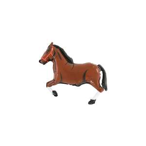 Ló Fólia Lufi - Sötétbarna - 80 cm