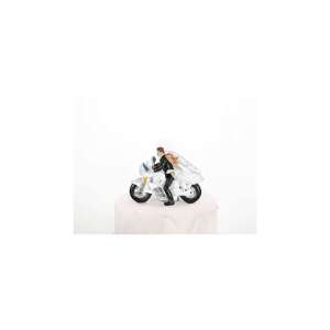 Figurka Para Młoda na motorze, 11,5cm 98468361 - Rekwizyty imprezowe