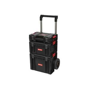 QBRICK SYSTEM PRO Plus 1 set mobil de cutii de scule cu roți și mâner telescopic - Instrument