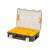 DEWALT ToughSystem Organizer, 440 x 332 x 119 mm, szerszámos láda, nyitott, rekeszek láthatóak