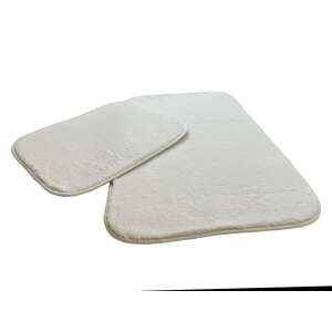 Royal 252-2 Krém 2 részes fürdőszoba szőnyeg szett, 50x80 + 50x45cm - Fürdőszoba bútor