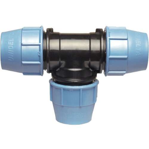 KPE T-idom 40mm x 40mm x 40mm złączka do łączenia trzech rur