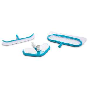 Intex Deluxe Pool Cleaning Set, includes a net, vacuum head, and brush - Pool Vacuum Accessory