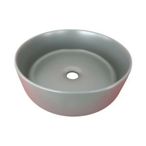 EROS SIMPLE 8 Porcelán Mosdó - Matt Szürke - 36x36x13 cm