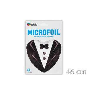 Qualatex Microfoil 46 cm szív alakú öltönyös lufi - Qualatex