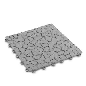 Grey stone pattern patio tile, 29x29cm, for outdoor use, patio, terrace, garden, backyard - Outdoor Flooring