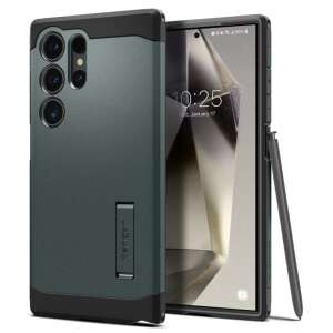 Spigen Tough Armor Abyss Green Hülle für Samsung Galaxy S24 Ultra mit Ständer - Spigen