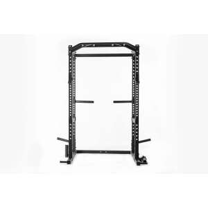 FFiTTech H Rack + Pack kiegészítők, otthoni edzőterem állvány, guggoló állvány, súlyemelő ketrec, húzódzkodó rúd, tolódzkodó állomás - Edzőpad