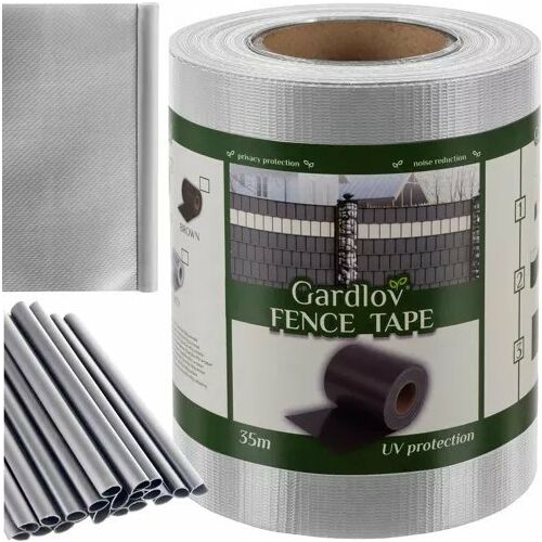 Taśma prywatności, 35 m x 19 cm, 450g, szara