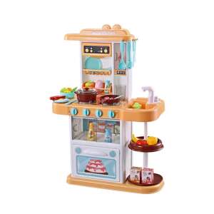 Timeless Tools beige play kitchen with accessories, pretend play kitchen for kids - Play Kitchen & Toy Kitchen