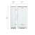 Ariston Velis Tech Wi-Fi 80 EU villanybojler méretei, 108,7 cm x 51,1 cm x 27,5 cm