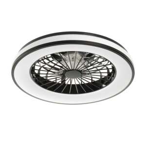 Kanlux PLAVE LED CCT mennyezeti ventilátor lámpa, fekete, távirányítóval - Mennyezeti ventilátor