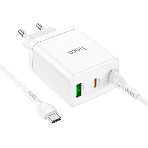 HOCO N33 35W USB-C hálózati töltő Type-C - Type-C kábellel - Hoco
