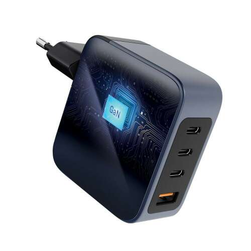 Încărcător Forcell 100W GaN cu 3 porturi USB-C și 1 port USB-A