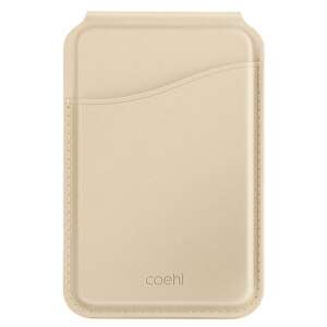 Coehl mágneses kártyatartó, krém színben - UNIQ