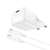 Acefast A77 Mini 30W GaN Wandladegerät mit USB-C Kabel, weiß