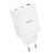 HOCO N33 35W USB-C és USB-A hálózati töltő, fehér