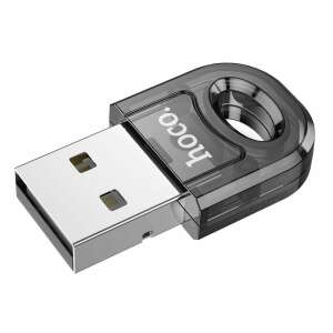 HOCO adapter USB A bluetooth UA28 przezroczysty czarny 98571160 - Adapter Bluetooth