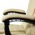 Ergonomic office swivel chair with footrest - Beige 98577491