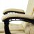 Ergonomic office swivel chair with footrest - Beige 98577491