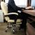 Ergonomic office swivel chair with footrest - Beige 98577491