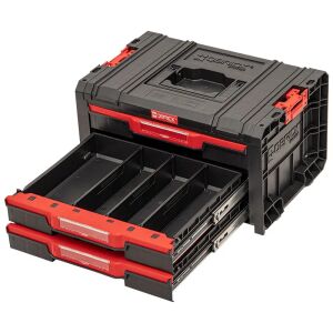 QBRICK SYSTEM PRO Drawer Organizer with 2 Drawers, modular tool storage - Tool Cart