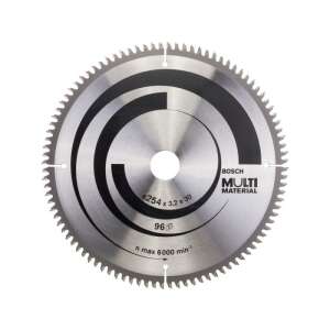 Discă de ferăstrău circular Bosch Multi Material, 254 x 30 x 3.2 mm, 96 dinți - Bosch Accesorii fierăstrău circular manual