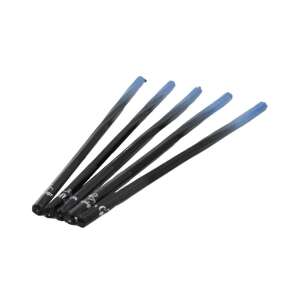 5 Black and Blue Birthday Candles, 14.5cm - Birthday Candle & Cake Topper