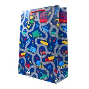 Подаръчна торбичка Clairefontaine XL Transport с дизайн с коли и светофари - Изкуства и хобита
