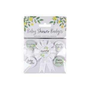 Plastikowe plakietki na baby shower