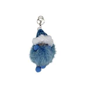 Blue pom pom keychain with baby doll design, Giftdesign Pufamo collection - Keychain
