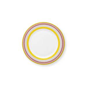 Chique pruhy žltý porcelánový tanier 23cm 102593636 - Pip Studio