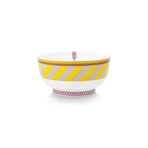 PIP Studio Chique Stripes Žltá porcelánová misa, 20,5cm - Pip Studio