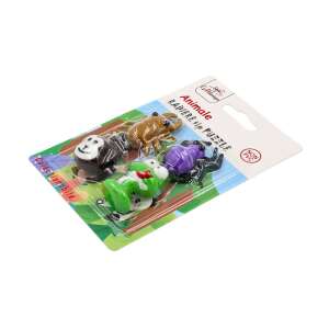 Set of 4 Animal Erasers, Collectible, Giftdesign, Non-PVC, Puzzle Erasers - Office Supply