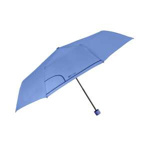 Perletti mini parasol niebieski dla kobiet, kompaktowy i stylowy - Parasol
