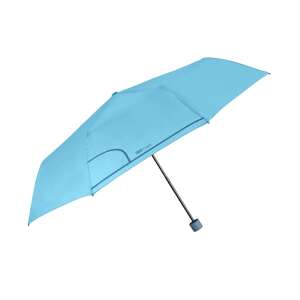 Perletti Mini-Schirm, blau, für Damen, kompakt, faltbar, leicht, stilvoll - Perletti