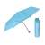 Perletti mini parasol, niebieski, otwarty i złożony, kompaktowy, składany, lekki, stylowy