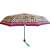 Perletti mini umbrella with leopard print, automatic opening and closing, compact and portable, ideal for women