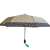 Perletti mini umbrella, khaki with floral pattern, closed