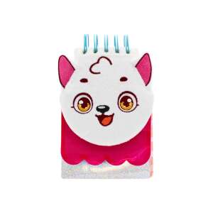 White cat 3D notebook with 120 pages, cute design, perfect for kids and adults - Office paper product