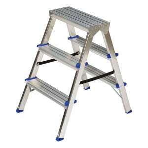 Doppelseitige Aluminium-Leiter 2x3 38545277 Leitern und Tritte
