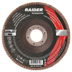 Raider 115mm A120 Lamellás csiszolótárcsa sarokcsiszolóhoz - Csiszolás és köszörülés - Csiszoló kiegészítő